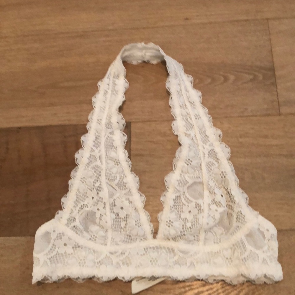 Free People Halter Lace Bra